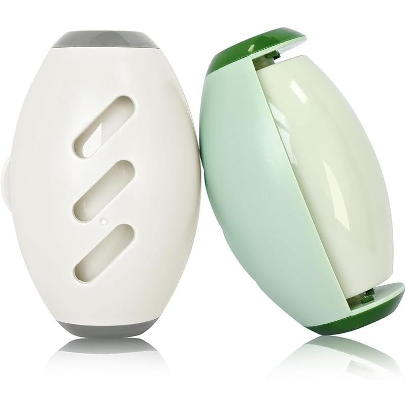 Kearning 2-Pack Mini Reusable Lint Roller - Washable Pet Hair Remover for Travel & Car