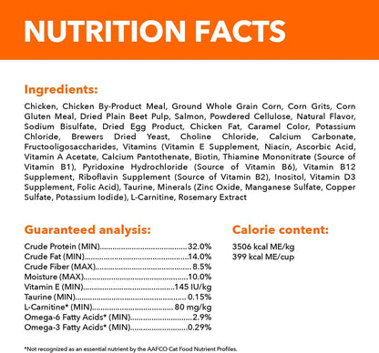 Proactive Health Adult Hairball Care Dry Cat Food with Chicken and Salmon, 3.5 Lb. Bag