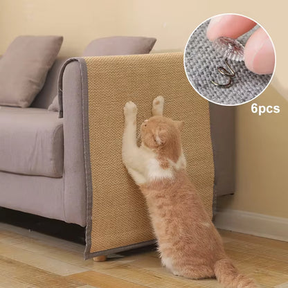 Ultimate Cat Scratch Prevention: Sofa Protection Pad & Nail Sharpening Mat for Happy Cats