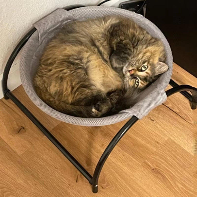 Ultimate Cat & Dog Pet Hammock Bed - Detachable, Washable, and Breathable Design for Maximum Comfort