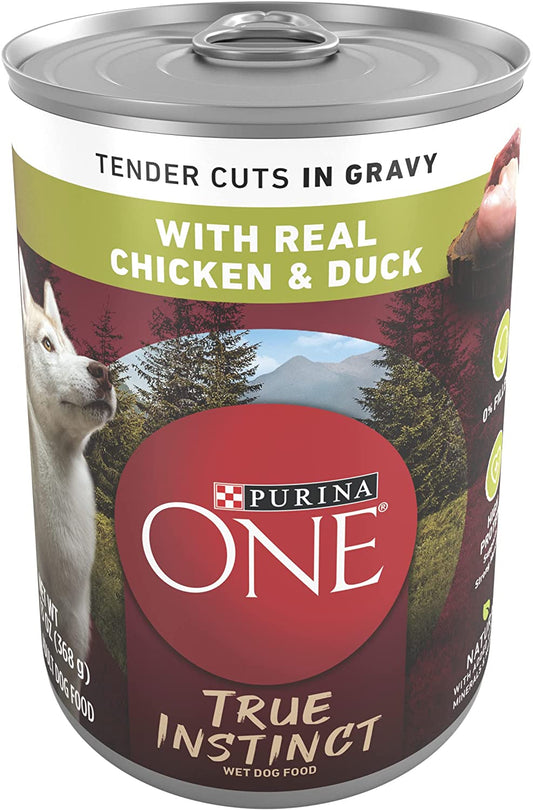Purina ONE High Protein Wet Dog Food Can