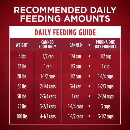 Purina ONE High Protein Wet Dog Food Can