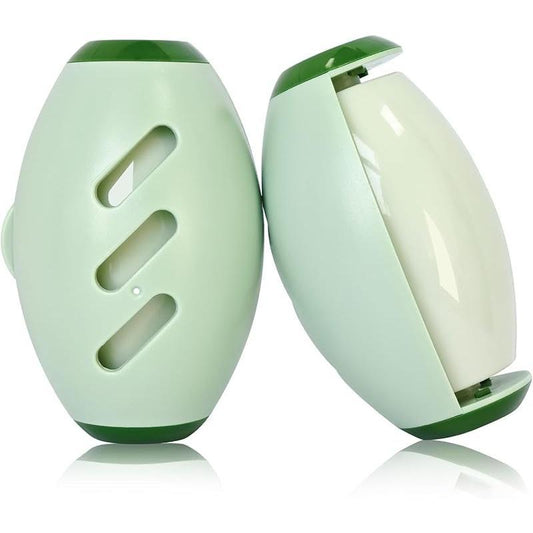 Kearning 2-Pack Mini Reusable Lint Roller - Washable Pet Hair Remover for Travel & Car